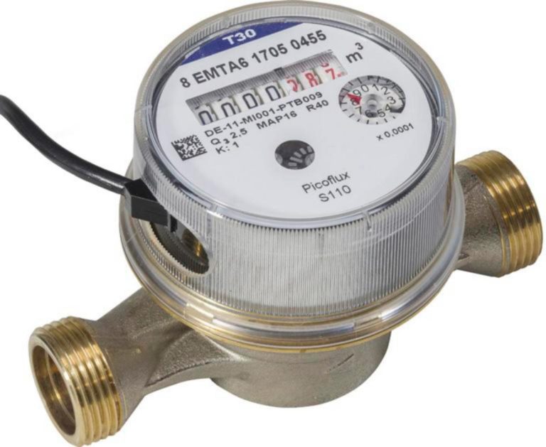 A-collection Vinghjulmätare S110 EP 30°C med pulsgivare 1p/10L