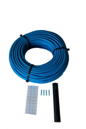 DEBE Drickvattengodkänd blåkabel med skarvsats 3x4 mm2
