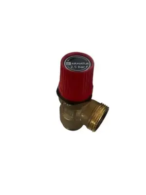 LK 510 Säkerhetsventil 2.5 bar 22mm och 3/4 utv gänga Begagnad