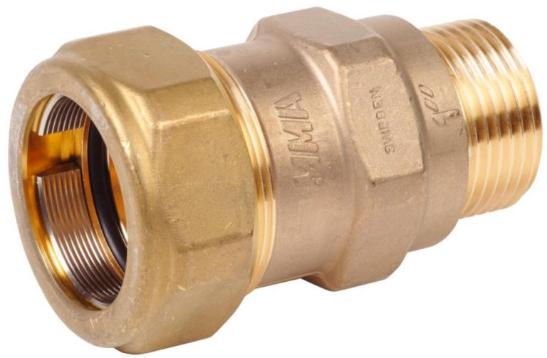 MMA Stålrörskoppling utvändig gänga