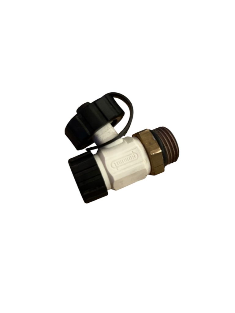 Nibe Avtappningsventil med lock Begagnad